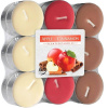 BISPOL Vonné čajové sviečky Apple-cinnamon 18ks BISPOL Vonné čajové sviečky Apple-cinnamon 18ks