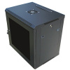 Datacom 19'' rozvaděč 12U/450 mm (sklo) černý Datacom 19'' rozvaděč 12U/450 mm (sklo) černý
