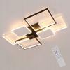 LED Stropné Svietidlo Čierne+Biele Lustre Štvorcové s Diaľkovým Ovládaním Moderné 72W LED Stropné Svietidlo Čierne+Biele Lustre Štvorcové s Diaľkovým Ovládaním Moderné 72W