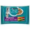 Purina ONE Difficult Appetite kapsičky pre mačky kura, hovädzie, morka, kačica v šťave 4 x 85 g Purina ONE Difficult Appetite kapsičky pre mačky kura, hovädzie, morka, kačica v šťave 4 x 85 g