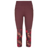 Dámske 3/4 fitness legíny Kilpi Solas-W Dark Red M Dámske 3/4 fitness legíny Kilpi Solas-W Dark Red M