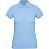B&C | Inspire Polo /women, Dámske piqué polo z bio bavlny, modrá sky, L B&C | Inspire Polo /women, Dámske piqué polo z bio bavlny, modrá sky, L
