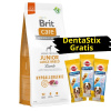 BRIT CARE Dog Hypoallergenic Junior Large Breed Lamb 12kg + 3x DentaStix ZADARMO BRIT CARE Dog Hypoallergenic Junior Large Breed Lamb 12kg + 3x DentaStix ZADARMO