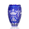 Bohémia Crystal Ručne brúsená váza Secesia Modrá 305mm Bohémia Crystal Ručne brúsená váza Secesia Modrá 305mm