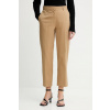 Calvin Klein nohavice chinos dámske bavlnené s elastanom LV044B916G zelená M Calvin Klein nohavice chinos dámske bavlnené s elastanom LV044B916G zelená M