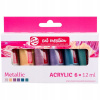 Akrylové farby Talens, viacfarebné, 6 ks, 12 ml Akrylové farby Talens, viacfarebné, 6 ks, 12 ml
