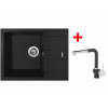 Sinks AMANDA 650 Granblack + Mix 3 P GR Sinks AMANDA 650 Granblack + Mix 3 P GR