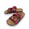 Dámske korkové šľapky červenej farby /01 Červená 36 Dámske korkové šľapky červenej farby /01 Červená 36
