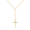 Náhrdelník s krížom z kolekcie Heavenly Colibra - pozlátený Náhrdelník s krížom z kolekcie Heavenly Colibra - pozlátený