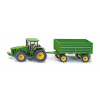 SIKU Farmer - traktor John Deere s vlekom, 1:50 SIKU Farmer - traktor John Deere s vlekom, 1:50