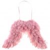 Autronic Anjelské krídla - závesná dekorácia z peria, farba ružová. AK1907-PINK Autronic Anjelské krídla - závesná dekorácia z peria, farba ružová. AK1907-PINK