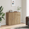 zahrada-XL Komoda, remeselnícky dub, 91x29,5x75 cm, umelé drevo 855907 zahrada-XL Komoda, remeselnícky dub, 91x29,5x75 cm, umelé drevo 855907