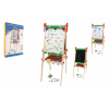 Teddies Tabuľa obojstranná magnetická drevo čierna/biela 35x43cm s rolkou papiera s doplnkami v krabici 40x61cm Teddies Tabuľa obojstranná magnetická drevo čierna/biela 35x43cm s rolkou papiera s doplnkami v krabici 40x61cm