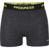 Pánské merino boxerky PROGRESS MW SKN 170 černý melír Velikost: XL Pánské merino boxerky PROGRESS MW SKN 170 černý melír Velikost: XL