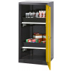 Skriňa na chemikálie Systema-T CS-52RG, korpus antracitový, krídlové dvere žlté, 2 výsuvné vane Skriňa na chemikálie Systema-T CS-52RG, korpus antracitový, krídlové dvere žlté, 2 výsuvné vane
