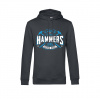 Superfutbal Mikina s kapucňou Hammers, tmavosivá Veľkosť: M Superfutbal Mikina s kapucňou Hammers, tmavosivá Veľkosť: M