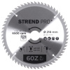 Kotúč Strend Pro TCT 210x2.6x30/20 mm 60T, na drevo, pílový, SK plátky Kotúč Strend Pro TCT 210x2.6x30/20 mm 60T, na drevo, pílový, SK plátky