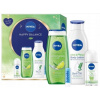 Nivea set sprchový gél 250ml + telové mlieko 400ml + roll-on 50ml + balzám na pery 5,5ml -Happy Ball Nivea set sprchový gél 250ml + telové mlieko 400ml + roll-on 50ml + balzám na pery 5,5ml -Happy Ball