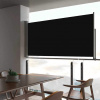 vidaXL Zaťahovacia bočná markíza na terasu čierna 80x300 cm vidaXL Zaťahovacia bočná markíza na terasu čierna 80x300 cm