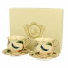 Duo Porcelánová šálka na nohe s podšálkou Dragonfly 150 ml sada 2ks Duo Porcelánová šálka na nohe s podšálkou Dragonfly 150 ml sada 2ks