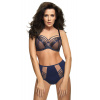 Brazílske bikiny Gorsenia K498 Paradise Farba: Modrá - tmavo, Veľkosť: 2XL Brazílske bikiny Gorsenia K498 Paradise Farba: Modrá - tmavo, Veľkosť: 2XL