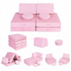 Detská pohovka Ecotoys TMSRT-14 PINK 56 x 51 cm, ružová látka Detská pohovka Ecotoys TMSRT-14 PINK 56 x 51 cm, ružová látka