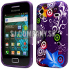 Silikónový obal Samsung Galaxy Ace – Stars – fialová