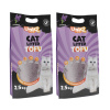 UNIQ PETS TOFU – biologicky rozložiteľný stelivo pre mačky, 2x2,5 kg, levanduľa UNIQ PETS TOFU – biologicky rozložiteľný stelivo pre mačky, 2x2,5 kg, levanduľa