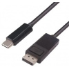 Prevodný kábel PremiumCord 2 m z USB-C na DisplayPort, 4K@60Hz a FULL HD 1080P Prevodný kábel PremiumCord 2 m z USB-C na DisplayPort, 4K@60Hz a FULL HD 1080P