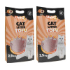 UNIQ PETS TOFU – biologicky rozložiteľný stelivo pre mačky, 2x2,5 kg, broskyňová vôňa UNIQ PETS TOFU – biologicky rozložiteľný stelivo pre mačky, 2x2,5 kg, broskyňová vôňa