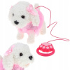 Interaktívny Psík Chodí na Vodítku Plyšová Hračka Pudlík Šteka Hýbe Chvostom Interaktívny Psík Chodí na Vodítku Plyšová Hračka Pudlík Šteka Hýbe Chvostom