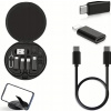 SADA USB ADAPTÉROV PREVODNÍKY UNIVERZÁLNE 4V1 KÁBEL USB-C 60W PÚZDRO SADA USB ADAPTÉROV PREVODNÍKY UNIVERZÁLNE 4V1 KÁBEL USB-C 60W PÚZDRO