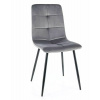 Signal Meble Stolička Ivo Velvet sivá Signal Meble Stolička Ivo Velvet sivá