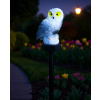 Solárna záhradná lampa – Sova na zapichovacom stojane Farba: Studená biela Solárna záhradná lampa – Sova na zapichovacom stojane Farba: Studená biela