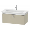 DURAVIT White Tulip závesná skrinka pod umývadlo, 1 zásuvka, 984 x 458 x 410 mm, taupe vysoký lesk, WT42520H3H3 DURAVIT White Tulip závesná skrinka pod umývadlo, 1 zásuvka, 984 x 458 x 410 mm, taupe vysoký lesk, WT42520H3H3