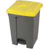 Pedálový/nášľapný zberač odpadkov ,objem 45 l, š x v x h 410 x 600 x 400 mm EUROKRAFTbasic Pedálový/nášľapný zberač odpadkov ,objem 45 l, š x v x h 410 x 600 x 400 mm EUROKRAFTbasic