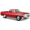 Maisto - 1965 Chevrolet El Camino, met. červená, 1:24 Maisto - 1965 Chevrolet El Camino, met. červená, 1:24
