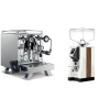 Rocket Espresso R 58 Cinquantotto + Eureka Mignon Specialita, WD white, walnut Rocket Espresso R 58 Cinquantotto + Eureka Mignon Specialita, WD white, walnut