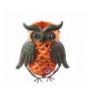Plechovo keramická sova 26cm oranžová - dopredaj Plechovo keramická sova 26cm oranžová - dopredaj