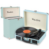 Audizio RP116BL gramofón s kufríkom na platne - LP prehrávač s reproduktormi - Bluetooth vstup/výstup - Modrý Audizio RP116BL gramofón s kufríkom na platne - LP prehrávač s reproduktormi - Bluetooth vstup/výstup - Modrý