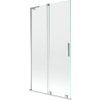Mexen Velar L vaňová zástena s dvoma krídlami, posuvná 100 x 150 cm, transparentná, chróm - 896-100-003-01-01 Mexen Velar L vaňová zástena s dvoma krídlami, posuvná 100 x 150 cm, transparentná, chróm - 896-100-003-01-01