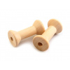 Drevená cievka 20x40 mm - prírodná sv. (50 ks) Drevená cievka 20x40 mm - prírodná sv. (50 ks)