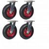 Kolesá na kosačku na trávu - SADA 4 PEVNÝCH VOLANTOV 160mm VOZÍK 600kg otočné koliesko (Sada 4 kolies plná torzného 160 mm kočíka 600 kg Kolko Scratch) Kolesá na kosačku na trávu - SADA 4 PEVNÝCH VOLANTOV 160mm VOZÍK 600kg otočné koliesko (Sada 4 kolies plná torzného 160 mm kočíka 600 kg Kolko Scratch)