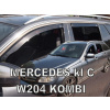 Deflektory na Mercedes Class C W204 Combi 2007-2014 (+zadné) Deflektory na Mercedes Class C W204 Combi 2007-2014 (+zadné)