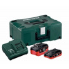 METABO set akumulátorov LiHD, kufor a rýchlonabíjačka 685079000 METABO set akumulátorov LiHD, kufor a rýchlonabíjačka 685079000