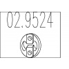 MTS Doraz tlmiča výfuku 02.9524 MTS Doraz tlmiča výfuku 02.9524