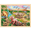 GOKI Dřevěné Dinosauří stezka 96 dielov GOKI Dřevěné Dinosauří stezka 96 dielov