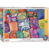 EUROGRAPHICS Puzzle Indiánske vankúše 1000 dielikov EUROGRAPHICS Puzzle Indiánske vankúše 1000 dielikov