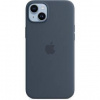 Kryt na mobil Apple iPhone 14+ Silicone Case with MS - Storm Blue -MW503ZM/A Kryt na mobil Apple iPhone 14+ Silicone Case with MS - Storm Blue -MW503ZM/A
