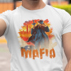 Tričko s potlačou MAFIA Pánsky Biela 3XL Tričko s potlačou MAFIA Pánsky Biela 3XL